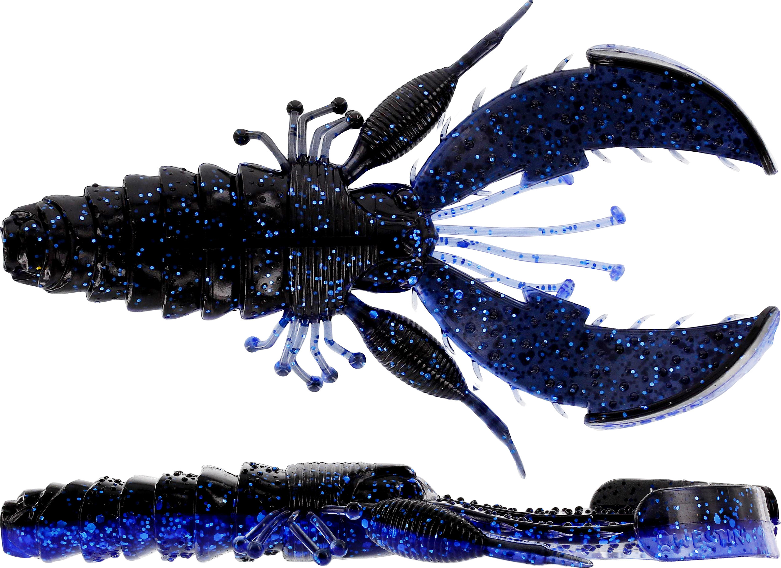 Силікон Westin CreCraw Creaturebait 10cm Black/Blue