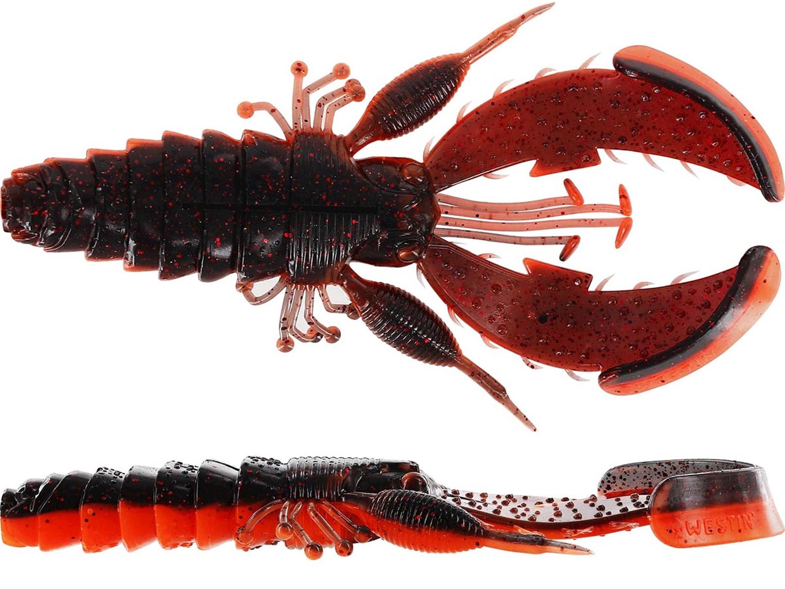 Силікон Westin CreCraw Creaturebait 10cm 12g Lava Craw (4шт/уп)