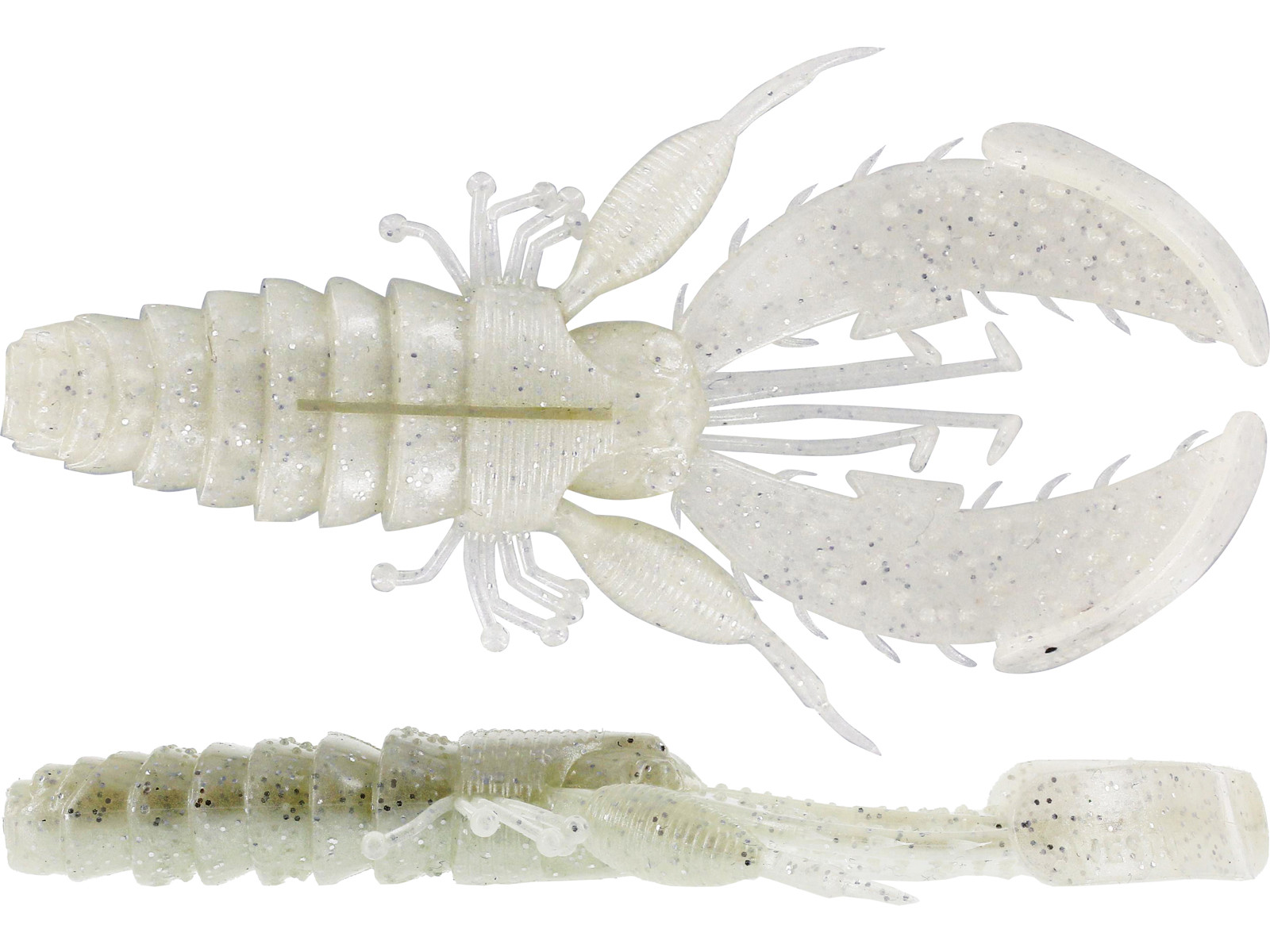 Силікон Westin CreCraw Creaturebait 14cm 32g Glow White (2шт/уп)