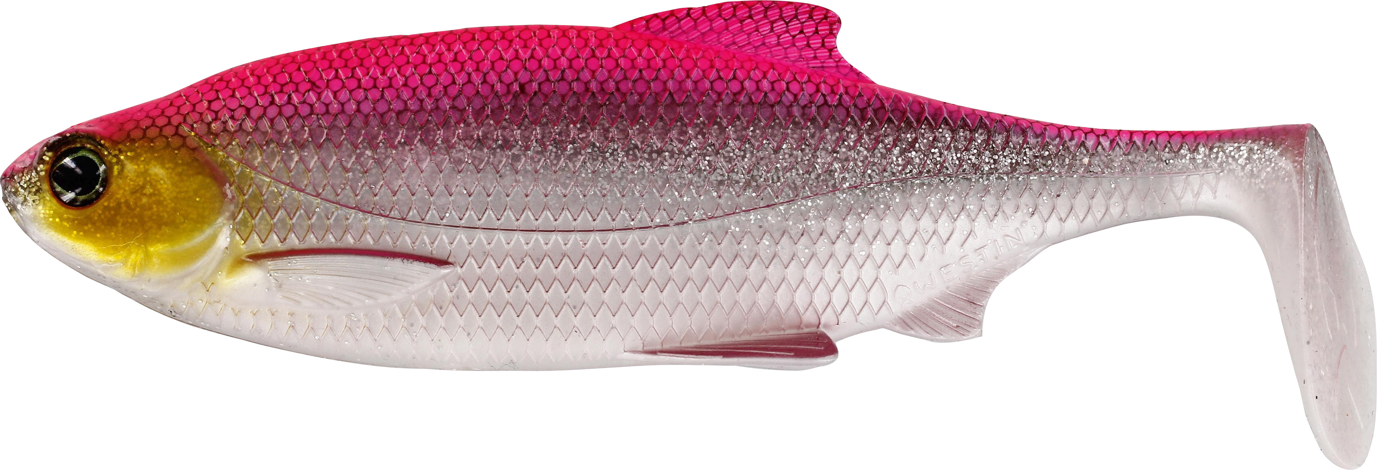 Силікон Westin Ricky the Roach Shadtail 18cm Pink Headlight 1шт/уп