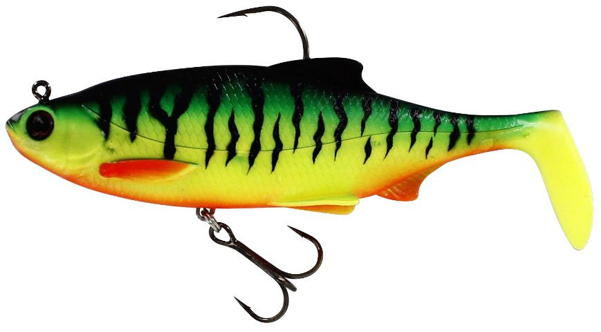 Силикон Westin Ricky the Roach Shadtail R'N'R 14cm 57g Firetiger