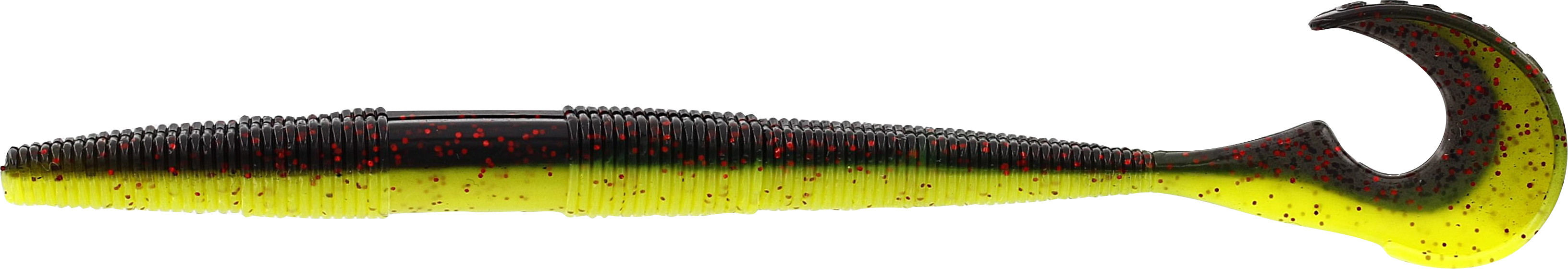 Силікон Westin Swimming Worm 13cm 5g Black/Chartreuse (5шт/уп)