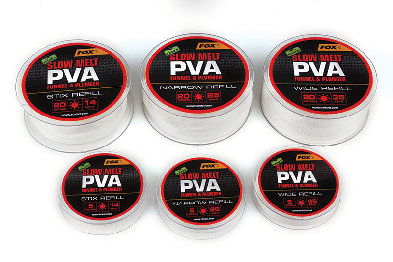 Змінний рукав PVA Fox Edges Slow Melt Refills 25mm Narrow 20m
