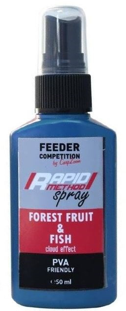 Спрей Carp Zoom Rapid Method Spray 50ml Forest fruit & fish 50ml Лесный ягоды и Рыба (ПВА френдли)