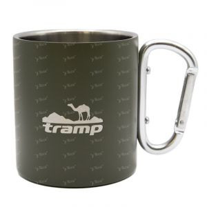 Термокружка Tramp с карабином 350мл UTRC-122-olive
