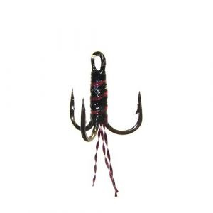 Тройник с мухой Strike TRG08 для гирлянды №12 Black-Violet