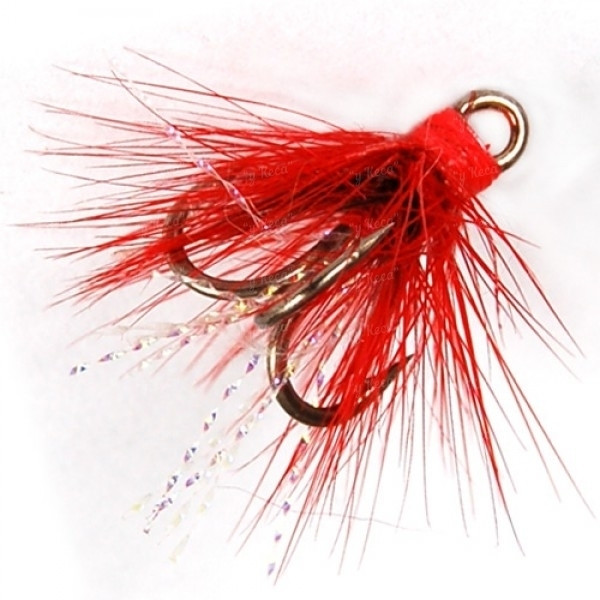 Тройник Treble Feather Mini Red TR024-06
