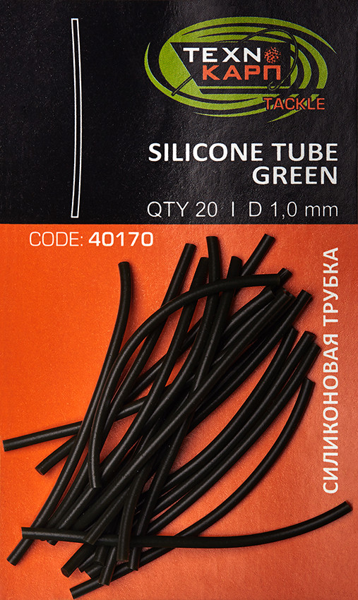 Трубка силиконовая Технокарп green 1.0mm