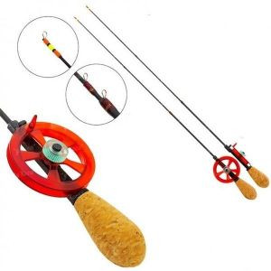 Удочка зимняя Akara HFTC-2T-R Tele 2pcs. Hi carbon fast 32-45cm