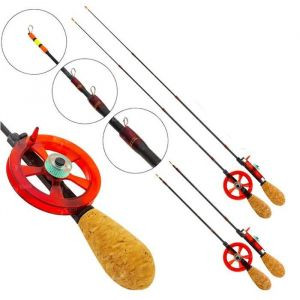 Удочка зимняя Akara HFTC-3C-R Tele 3pcs. Hi carbon medium 32-55cm