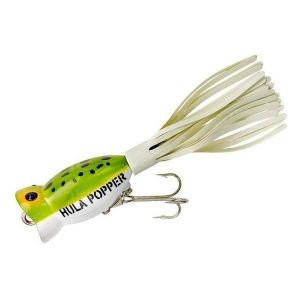 Воблер Arbogast Hula Popper 31F G730 06-Frog-White Belly