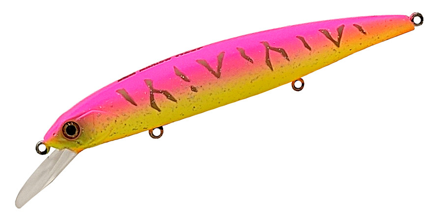 Воблер Bassday Mogul Minnow 110SP #P-431 Pinkback Tiger/Lame