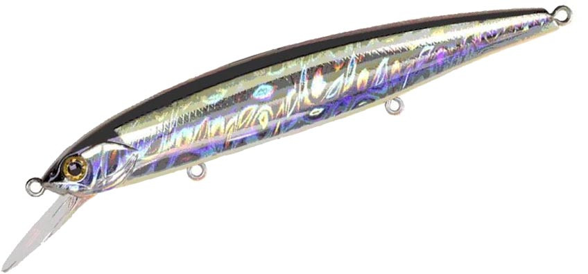 Воблер BASSDAY Mogul Minnow 130sp 22.6g #SB-304 Silver Black OB