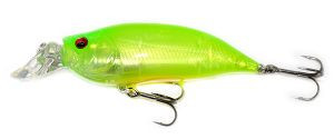 Воблер Megabass IXI Shad Type-R LBOII 57F Clear Lime Chart