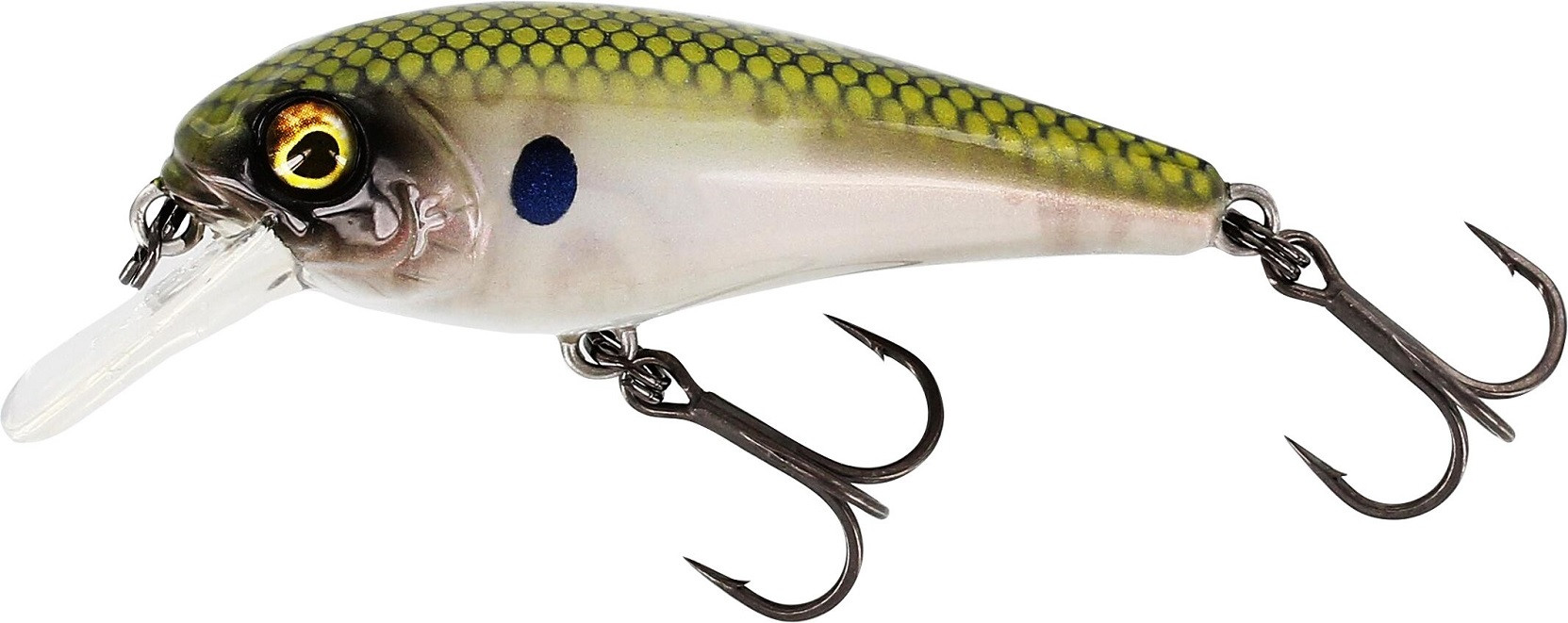 Воблер Westin BullyBite Crankbait 6cm 9g Floating Green Ghost