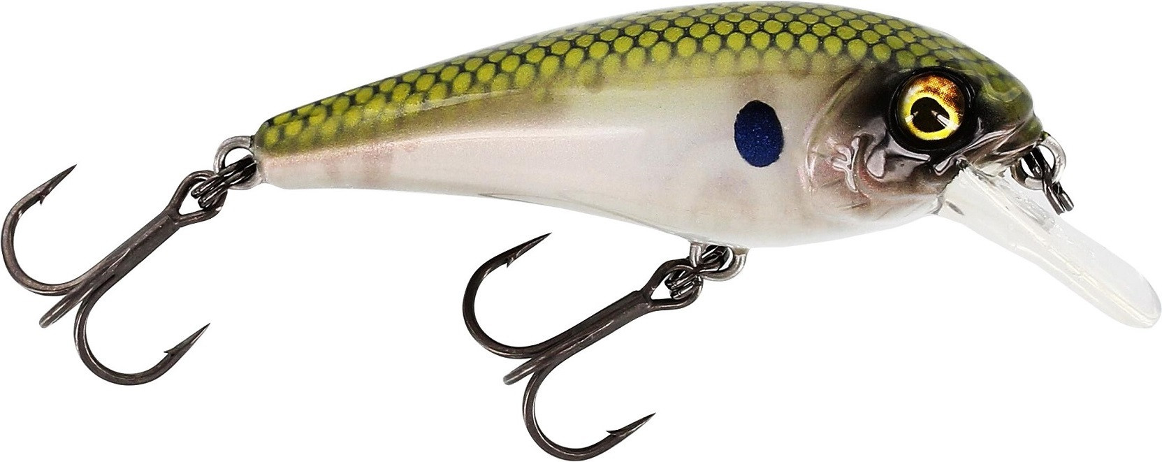 Воблер Westin BullyBite Crankbait 7cm 15g Floating Green Ghost