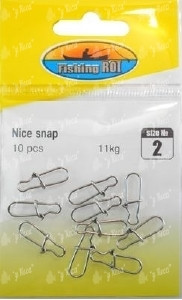 Застібка Fishing ROI YM-2004-00 Nice snap №00