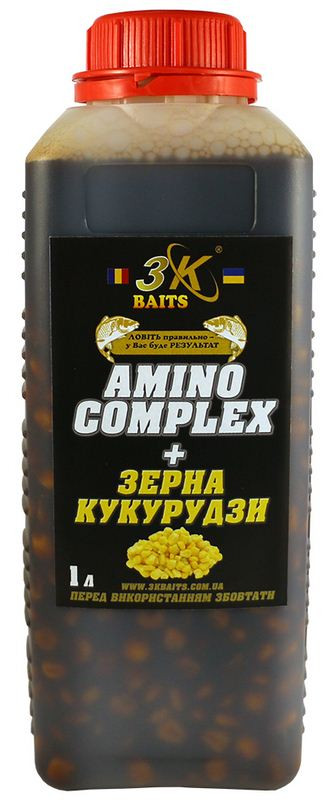 Зерна кукурузы 3Kbaits залитые в «AminoComplex» 1L