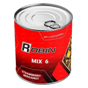 Зерновой микс измельченный Robin 900мл ж/б MIX-6 Клубника-бергамот