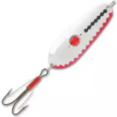Блесна Kuusamo Rasanen 70/20HR с камнем незацепляйка Bl/R/S-C