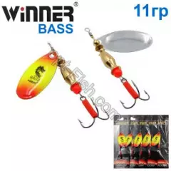 Блесна Winner вертушка WP-002 BASS 11g 018# *