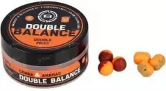 Бойлы Brain Double Balance 12+10х14mm Слива-ананас