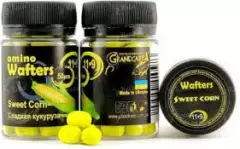 Бойлы Grandcarp нейтральные Amino Wafters 50шт 11-9мм Кукуруза