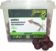 Бойлы Grandcarp растворимые 400г 20мм Кальмар