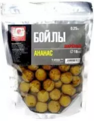 Бойлы Rocket Baits вареные Premium 0.25кг 18мм Ананас