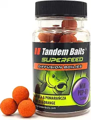 Бойлы Tandem Baits Diffusion Pop-Up 12mm 30g Halibut & Strawberry (Палтус Клубника)