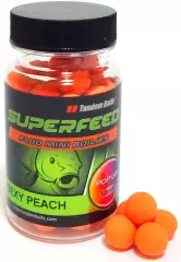 Бойлы Tandem Baits SF Fluo Mini Pop-Up Boilies 12mm 35g Sexy Peach