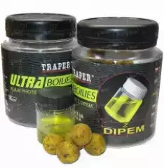 Бойлы Traper Ultra+Dip 100g 16mm Wanilia