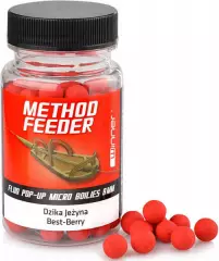 Бойлы Winner Method/Feeder Fluo Pop-Up Micro Boilies 8mm 35g Best-Berry