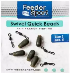 Бусина с быстросъемником Feeder Sport Swiwel Quick Beads SQB-S 5шт