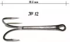 Двойник Hayabusa Double Hook №12 6шт