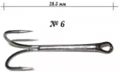 Двойник Hayabusa Double Hook №6 5шт