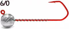 Джиг-головка Jigger крючок VMC Barbarian Red 120L 6/0 6g