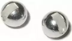 Головки вольфрамовые Hends Tungsten Beads normal slot 4.6мм Silver