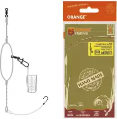 Готовый монтаж Фидер ORANGE #59 Symetric Loop Fluorocarbon, 50 гр., в уп. 1 шт.