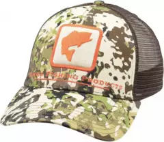 Кепка Simms Bass Icon Trucker River Camo