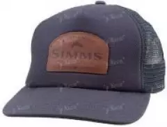 Кепка Simms Leather Patch Trucker Admiral Blue