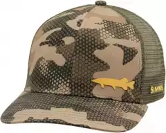 Кепка Simms Payoff Trucker Pike Hex Flo Camo Timber