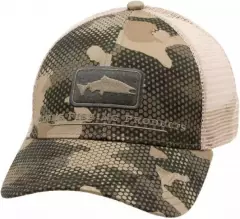 Кепка Simms Salmon Icon Trucker Hex Flo Camo Timber