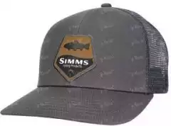 Кепка Simms Trout Patch Trucker Carbon