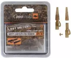 Клипса Prologic Safety Leadclip & Tailrubber 10шт 54403