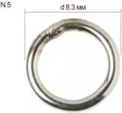 Кольца заводные Gamakatsu Hyper Solid Ring №5 167кг 8шт