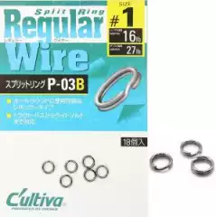 Кольца заводные Owner Cultiva Regular Wire P-03B #1 4.5мм 27lb 20шт