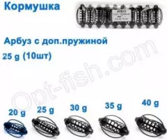 Кормушка Арбуз кр с доп. пружиной 25g