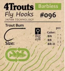 Крючки 4Trouts Trout Bum 096 № 8 20шт