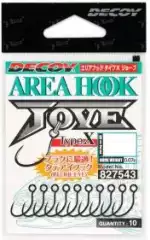 Крючки Decoy Area Hook Type X Jove AH-10 №6 10шт